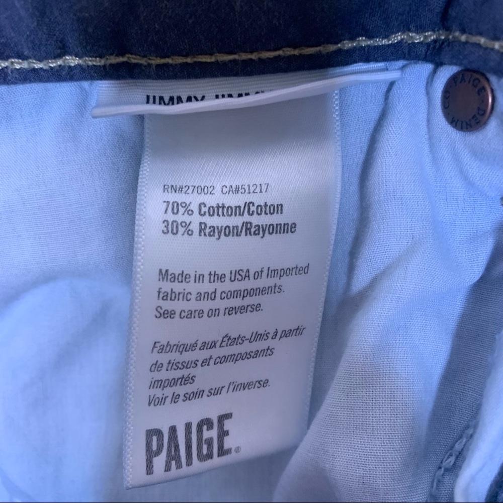 PAIGE Jimmy Jimmy Skinny Elia Destructed Jeans - Picture 16 of 16